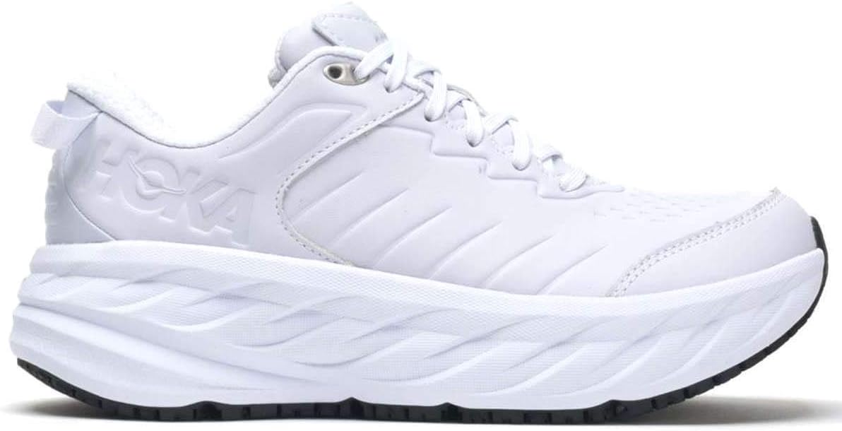 HOKA Bondi SR (Slip-Resistant Leather Shoes) — Footwear · HOKA